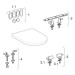 Geberit iCon Set SWC, Tiefsp., wandbündig geschl.,TurboFlush, WC-Sitz T:56cm, weiß