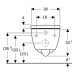 Geberit iCon Set WWC, Tiefsp., geschl. Form TurboFlush, WC-Sitz, T:53cm, weiß, Tect