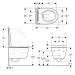 Geberit iCon wandhängendes Tiefspül-WC mit KeraTect Beschichtung, weiß 503048008