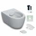 Geberit iCon wandhängendes Tiefspül-WC Rimfree geschlossene Form, T:53cm, KeraTect-Beschichtung, weiß (501661008)