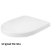 Geberit iCon wandhängendes Tiefspül-WC, Rimfree geschlossene Form, T:53cm, weiß (501661001)