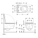 Geberit iCon wandhängendes Tiefspül-WC, weiß 503045001