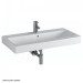 Geberit Waschtisch iCon 900x485mm mit Hahnloch, mit Überlauf weiß(alpin)