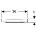 GE iCon WC-Sitz eckiges Design m. Absenkautomatik, Quick Release, weiß