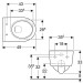 Geberit ICON XS verkürzte Ausladung, spülrandloses, wandhängendes Tiefspül-WC mit KeraTect-Beschichtung 204070600
