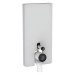 GE Monolith Plus Sanitärmodul für SWC 101cm, Glas weiß / Aluminium gebürstet