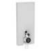 GE Monolith Plus Sanitärmodul für SWC 114cm, Glas weiß / Aluminium gebürstet