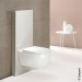 Geberit Monolith Plus Sanitärmodul f. WWC 101cm, Glas sand-grau /Aluminium