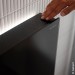 Geberit Monolith Plus Sanitärmodul f. WWC 101cm, Glas schwarz / alu. schwarzchrom