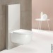 Geberit Monolith Plus Sanitärmodul f. WWC 101cm, Glas weiß /Aluminium