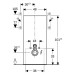 GE Monolith Plus Sanitärmodul für WWC 101cm, Glas weiß / Aluminium gebürstet