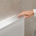 Geberit Monolith Plus Sanitärmodul f. WWC 114cm, Glas sand-grau /Aluminium