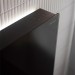 GE Monolith Plus Sanitärmodul für WWC 114cm, Glas schwarz /schwarz Alu. gebü.
