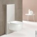 Geberit Monolith Plus Sanitärmodul f. WWC 114cm, Glas weiß /Aluminium