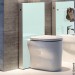 Geberit Monolith Sanitärmodul für Stand-WC 101 cm Glas mint