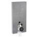 Geberit Monolith Sanitärmodul für Stand-WC 101cm, Steinzeug Betonoptik, Aluminium