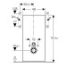 Geberit Monolith Sanitärmodul für Wand-WC 101 cm Glas mint