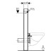 Geberit Monolith Sanitärmodul für Wand-WC 101 cm Glas mint