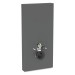 GE Monolith Sanitärmodul für Wand-WC 101cm, Glas schwarz /schwarz Alu. gebü.