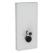 GE Monolith Sanitärmodul für Wand-WC 101cm, Glas weiß / Aluminium gebürstet