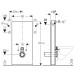 Geberit Monolith Sanitärmodul für Wand-WC 101cm,Steinzeug Betonoptik, Aluminium