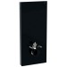 GE Monolith Sanitärmodul für Wand-WC 114cm Glas schwarz, Alu. schwarzchrom