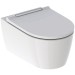 Geberit ONE Set Wand-WC mit WC-Sitz und KeraTect weiß/glanzverchromt 500202011