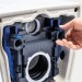 Geberit ONE Set Wand-WC mit WC-Sitz weiß matt/glanzverchromt, KeraTect