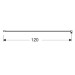 Geberit ONE Wandhalterung für Duschtrennwand für Walk-in-Dusche 120cm 154283001