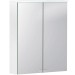 GE Option Basic Spiegelschrank m. Beleuchtung, zwei Türen, 55x67,5x14cm