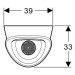 Geberit Renova L Urinal, Zulauf von hinten Abgang hinten od. unten, weiß