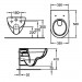 Geberit Renova spülrandloses, wandhängendes Tiefspül-WC mit KeraTect-Beschichtung 203050600