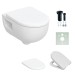 Geberit Renova Wand-WC-Tiefspüler, teilgeschlossen TurboFlush, T:53cm, weiß 503156001