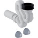 GE Schneckengeruchsverschluss für Urinal mit Montagezubehör d50 Abgang horizontal