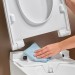 GEBERIT SET AquaClean Alba Dusch-WC Komplettanlage + Monolith Sanitärmodul für Wand-WC 114 cm Glas weiß