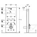 GEBERIT SET AquaClean Alba Dusch-WC Komplettanlage + Monolith Sanitärmodul für Wand-WC 114 cm Glas weiß