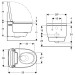 GEBERIT SET AquaClean Mera Comfort Dusch-WC Komplettanlage + Monolith Sanitärmodul für Wand-WC 114 cm Glas weiß