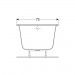 Geberit Soana Rechteckbadewanne 170x75cm