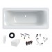 Geberit Tawa (iCon) 1700x750mm Badewanne Mittelablauf weiß 650470000
