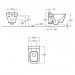 Geberit Tiefspül-WC myDay spülrandlos 4,5/6l Wand WC mit KeraTect Beschichtung weiß(alpin) SETKW075-00