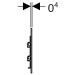Geberit Typ 40 UR-Strg. m. elektron. Sp-Ausl. Netz.-Betr., Round, Glas, Lava