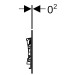 Geberit Typ 40 UR-Strg. mit pneum. Sp-Ausl. Round, weißmatt/Etc