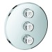 GROHE 3-fach Unterputzventil Grohtherm SmartControl 29122 rund FMS chrom
