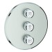 GROHE 3-fach Unterputzventil Grohtherm SmartControl 29122 rund FMS supersteel