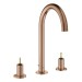 GROHE 3-L-WT-Batterie Atrio Private C. 20593 für Hebelgriffe warm sunset geb.