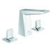 GROHE 3-Loch-WT-Batt. Allure Brilliant 20626 flacher Auslauf chrom