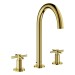 GROHE 3-Loch-WT-Batterie Atrio 20643 Rohrauslauf Kreuz-Griff cool sunrise
