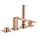 GROHE 4-Loch-EH-Wannenbatterie Allure 19316_1 Oberbau warm sunset