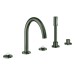 GROHE 5-L-Wannenkombin. Atrio Private C. 25224 für Hebelgriffe satin graphite