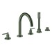 GROHE 5-Loch-Wannen-Kombination Atrio 29407 FMS Hebelgriff satin graphite